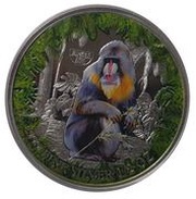 500 Francs Mandrill, Cameroon, 2021 reverse image