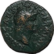 As - Nero S C; Victory obverse image