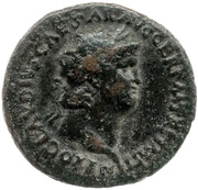 As - Nero S C; Victory obverse image