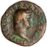 As - Nero PACE P R VBIQ PARTA IANVM CLVSIT S C obverse image