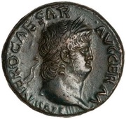 As - Nero S C; Victory obverse image