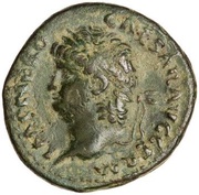 As - Nero S C; Victory obverse image