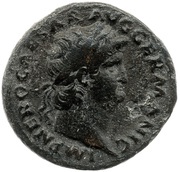As - Nero PACE P R VBIQ PARTA IANVM CLVSIT S C obverse image