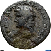 As - Nero GENIO AVGVSTI S C I; Genius obverse image