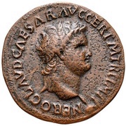As - Nero ARA PACIS S C obverse image