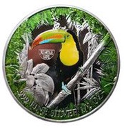 500 Francs Toucan, Cameroon, 2021 reverse image