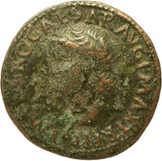 As - Nero ARA PACIS S C obverse image
