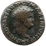 As - Nero GENIO AVGVSTI S C; Genius obverse image
