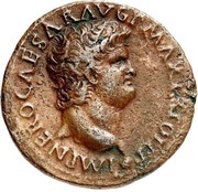 As - Nero PACE P R TERRA MARIQ PARTA IANVM CLVSIT S C obverse image