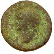 As - Nero S C; Victory obverse image