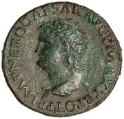 As - Nero S C; Victory obverse image