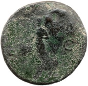 As - Nero S C; Victory, Rome, 62-68 reverse image