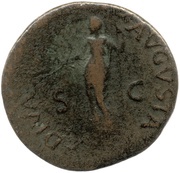 As - Galba and Livia DIVA AVGVSTA S C, Rome, 68-69 reverse image
