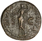 As - Galba and Livia DIVA AVGVSTA S C, Rome, 68-69 reverse image