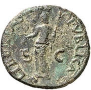As - Galba LIBERTAS PVBLICA S C; Libertas, Rome, 68-69 reverse image