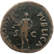 As - Galba LIBERTAS PVBLICA S C; Libertas, Rome, 68-69 reverse image