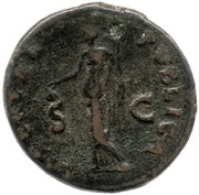 As - Galba LIBERTAS PVBLICA S C; Libertas, Rome, 68-69 reverse image