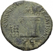 As - Galba QVADRAGENS REMISSAE S C, Rome, 68-69 reverse image