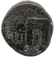 As - Galba QVADRAGENS REMISSAE S C, Rome, 68-69 reverse image