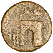 As - Galba QVADRAGENS REMISSAE S C, Rome, 68-69 reverse image