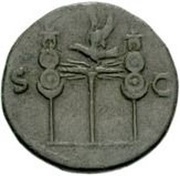 As - Galba S C, Rome, 68-69 reverse image