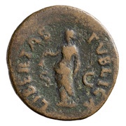 As - Galba LIBERTAS PVBLICA S C; Libertas, Rome, 68-69 reverse image