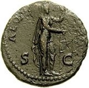 As - Galba AEQVITAS S C; Aequitas, Rome, 68-69 reverse image