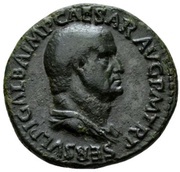 As - Galba AEQVITAS AVGVSTI S C; Aequitas obverse image