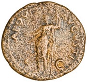 As - Galba AEQVITAS AVGVSTI S C; Aequitas, Rome, 68-69 reverse image