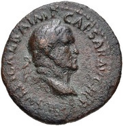 As - Galba PAXS AVGVSTI S C; Pax obverse image