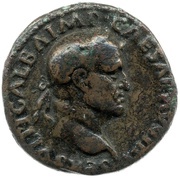 As - Galba S C; Victory obverse image