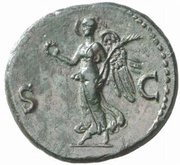 As - Galba S C; Victory, Rome, 68-69 reverse image