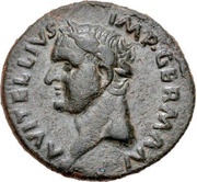 As - Vitellius CLEMENTIA IMP GERMAN S C; Clementia obverse image