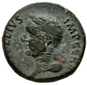 As - Vitellius CONSENSVS HISPANIARVM S C; Hispania obverse image