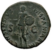 As - Vitellius CONSENSVS HISPANIARVM S C; Hispania, Rome, 69 reverse image