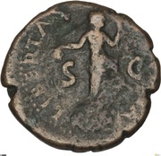 As - Vitellius LIBERTAS RESTITVTA S C; Libertas, Rome, 69 reverse image
