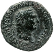 As - Vitellius AEQVITAS AVGVSTI S C; Aequitas obverse image
