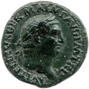 As - Vitellius VICTOR AVGVSTI S C; Victory obverse image