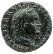 As - Vespasian, Titus, and Domitian CAESAR AVG F COS CAESAR AVG F PR S C obverse image