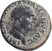 As - Vespasian COS ITER TR POT S C; Aequitas obverse image