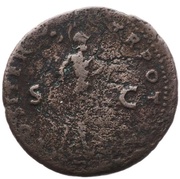 As - Vespasian COS ITER TR POT S C; Mars, Rome, 70 reverse image