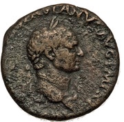 As - Vespasian, Titus, and Domitian T ET DOMITIAN CAESARES PRIN IVVENT S C obverse image