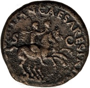 As - Vespasian, Titus, and Domitian T ET DOMITIAN CAESARES PRIN IVVENT S C, Rome, 71 reverse image