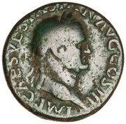 As - Vespasian AEQVITAS AVGVSTI S C; Aequitas obverse image