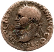As - Vespasian AEQVITAS AVGVSTI S C; Aequitas obverse image