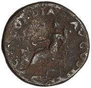 As - Vespasian CONCORDIA AVGVSTI S C; Concordia, Rome, 71 reverse image