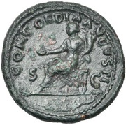 As - Vespasian CONCORDIA AVGVSTI S C; Concordia, Rome, 71 reverse image