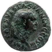 As - Vespasian IVDEA CAPTA S C; Judaea obverse image