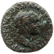 As - Vespasian LIBERTAS PVBLICA S C; Libertas obverse image