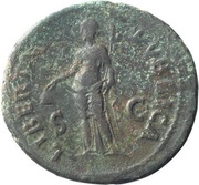As - Vespasian LIBERTAS PVBLICA S C; Libertas, Rome, 71 reverse image